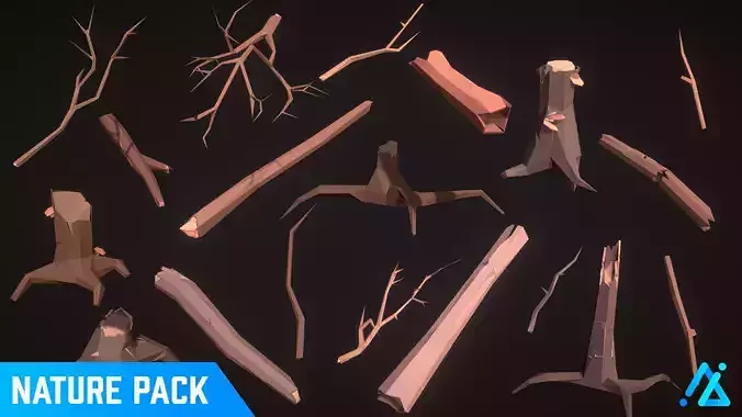 POLY - Nature Pack Low-poly 3D model 4