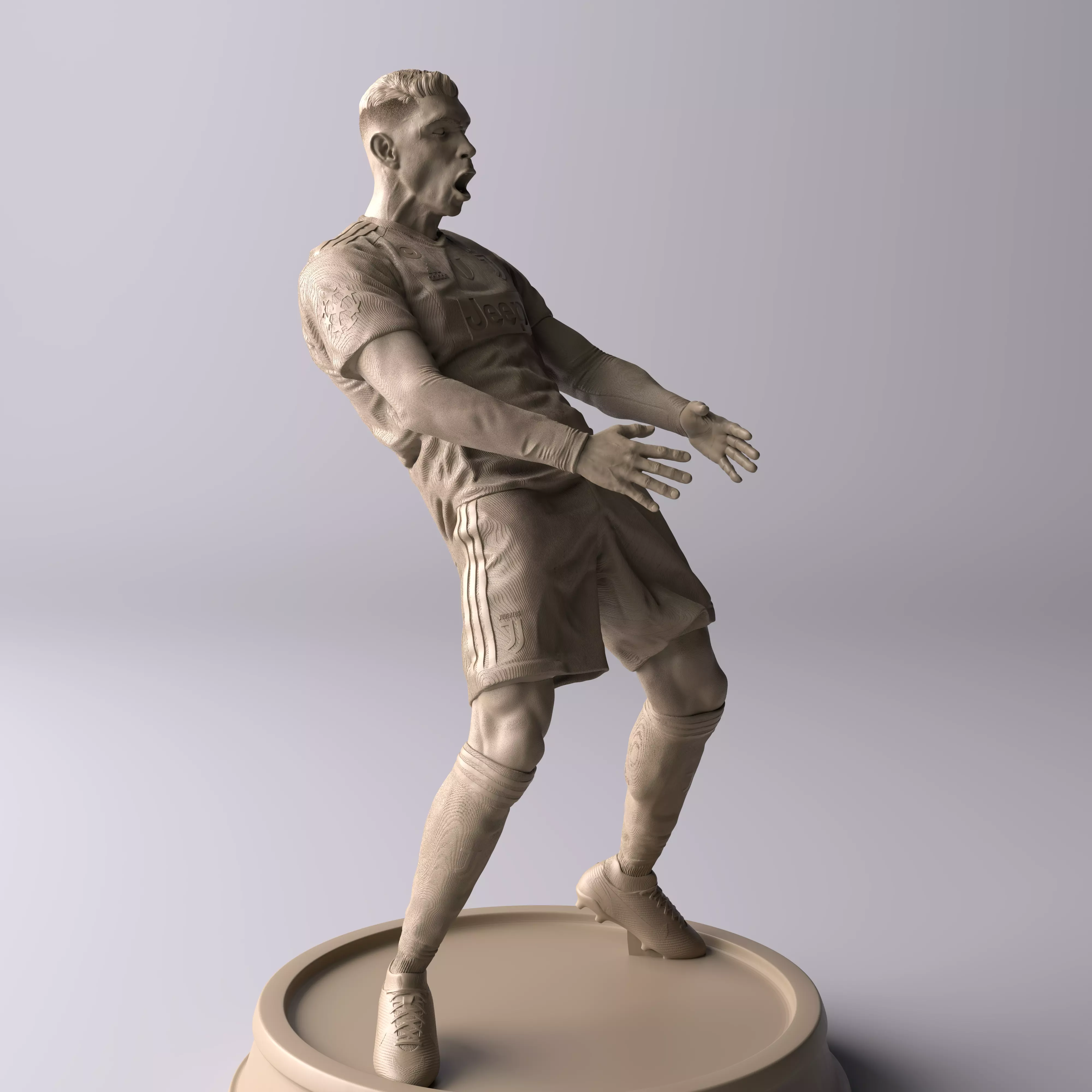 Cristiano Ronaldo Juventus Premium Statue Collectible Figure 3D print model