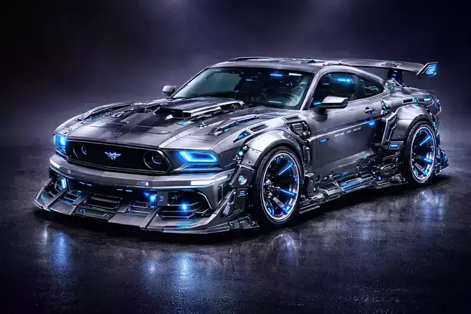 Futuristic Model of  Sports Car Concept