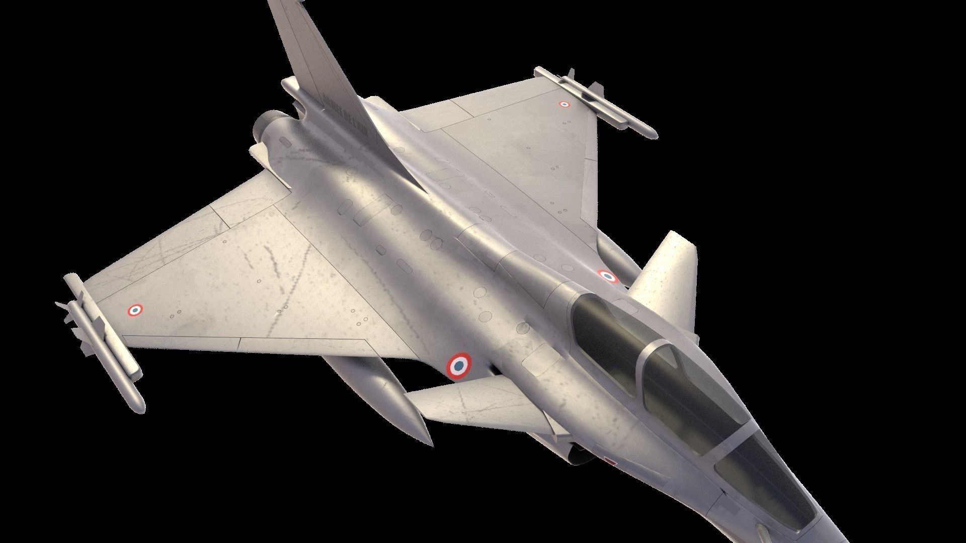 Rafale fighter  3D model_3