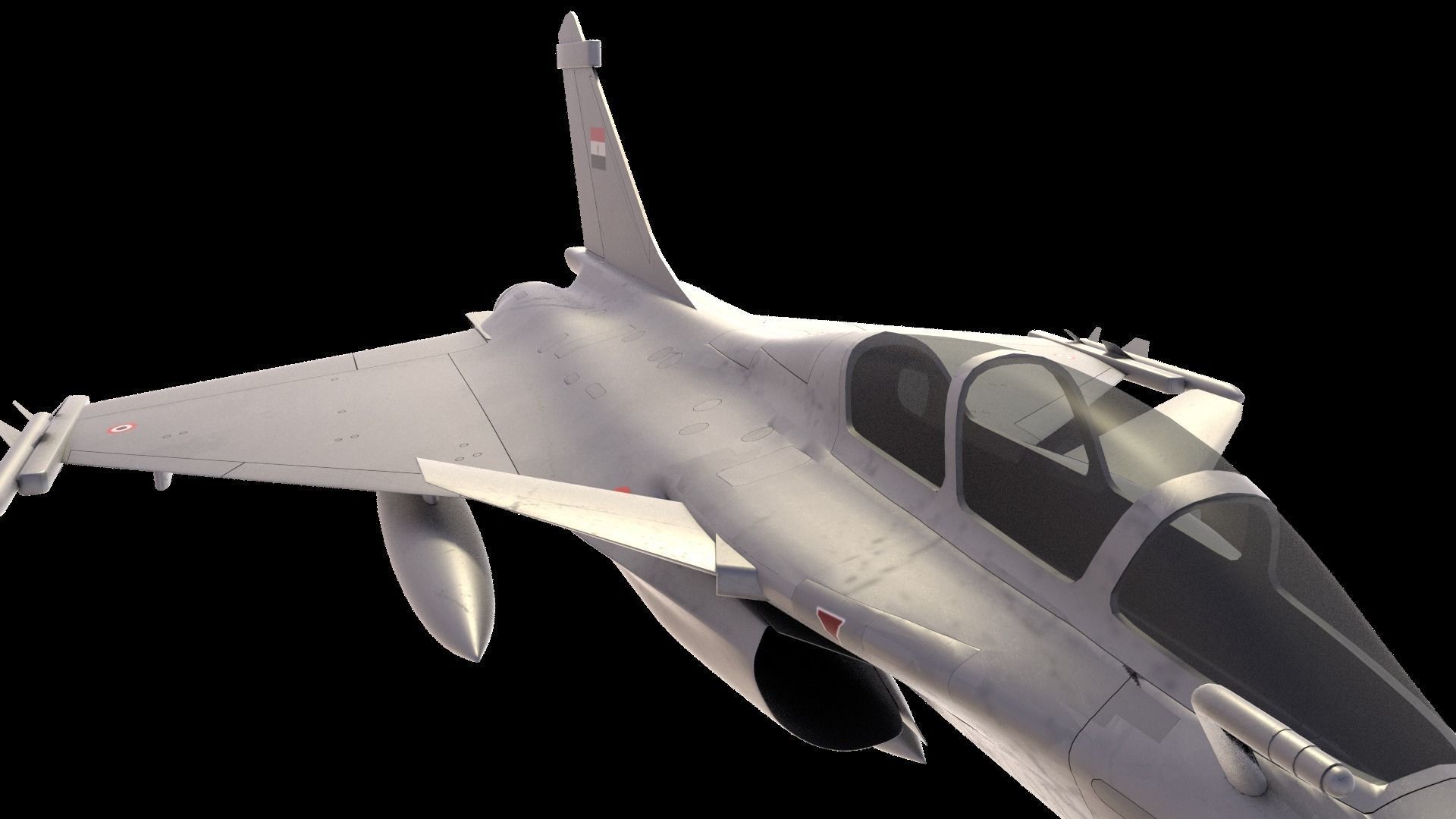 Rafale fighter  3D model_4