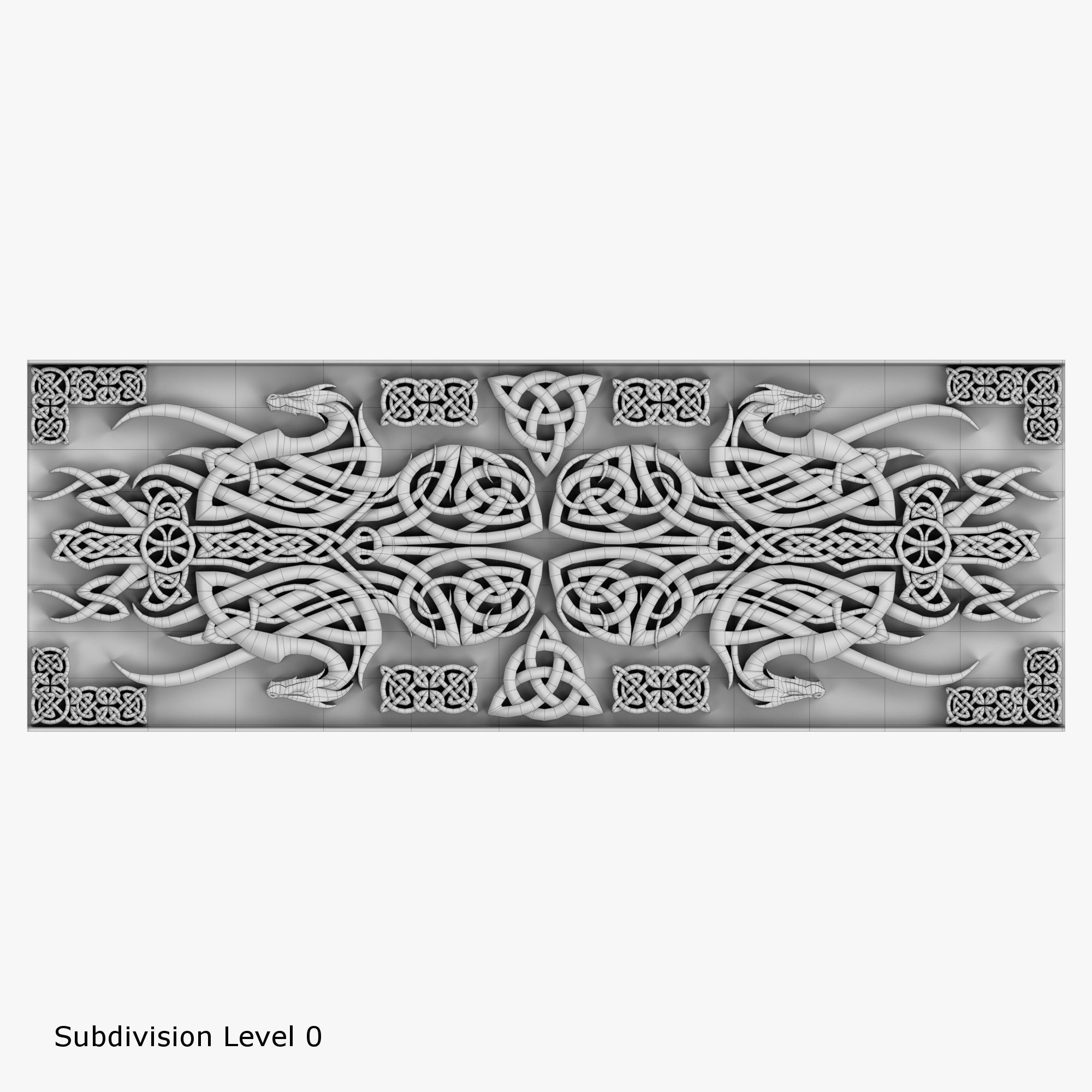 Celtic Ornament 3D model_5