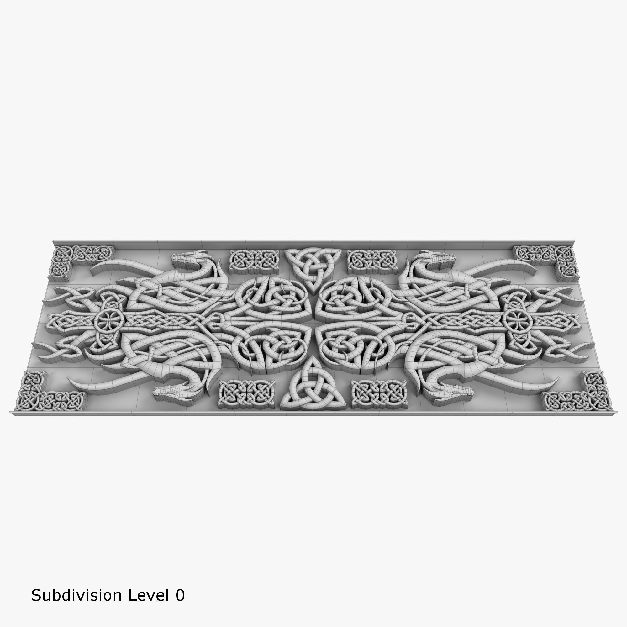 Celtic Ornament 3D model_6