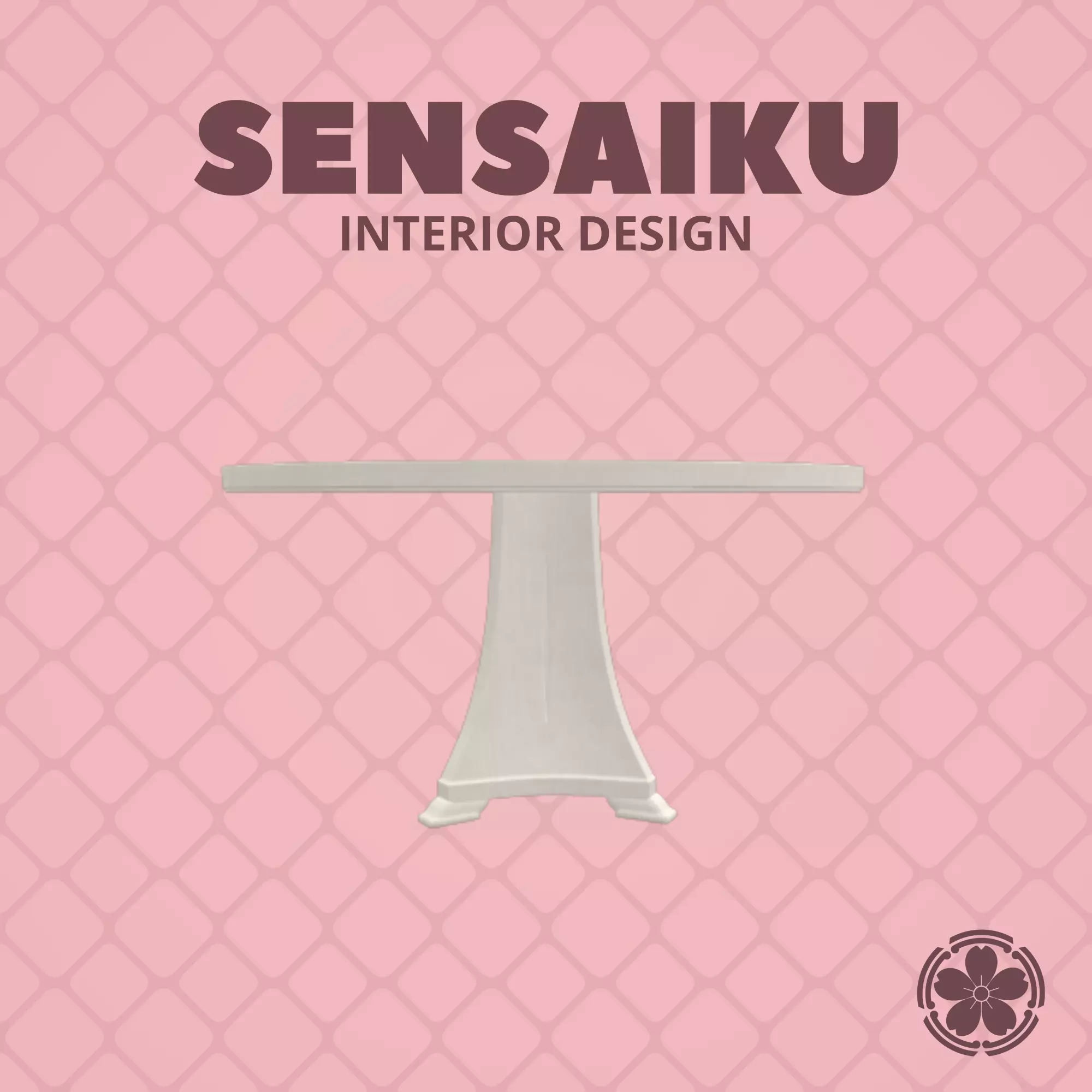 120 Christopher Guy Celine Dining Table for Dollhouse - 3D Print 3D print model