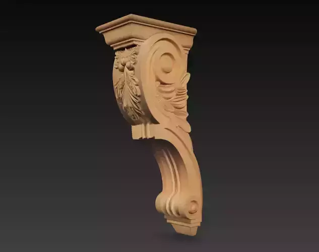 Ornamental Wall Bracket Decorative Corbel Classic 3D Model