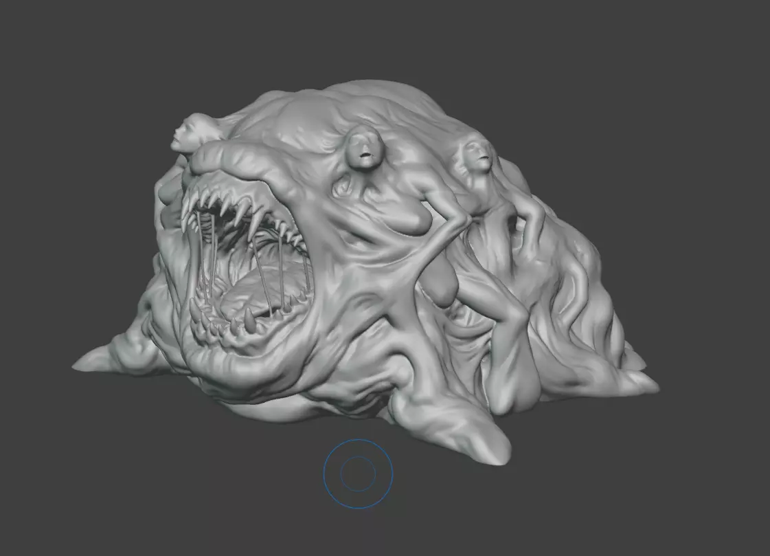Flesh blob 3D print model