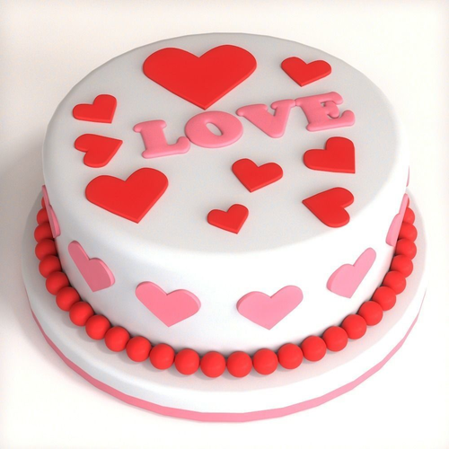 Valentine Cake 3D model