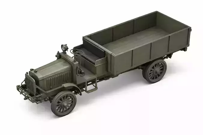 1910s Vintage Military Truck Classic Army Transport Vehicle