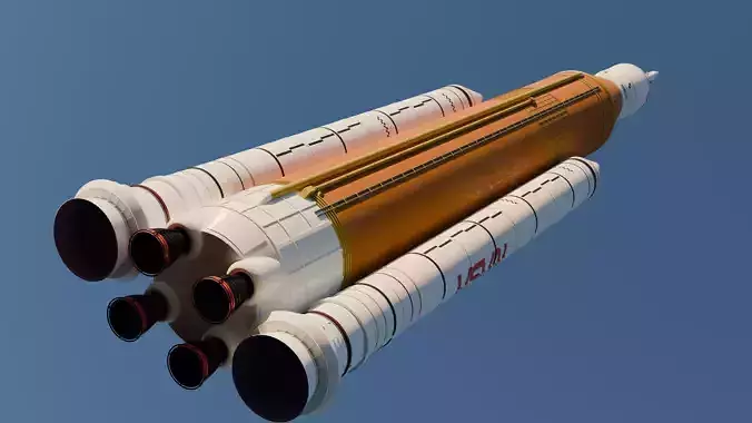 SLS Rocket - Space Launch System with Orion Capsule