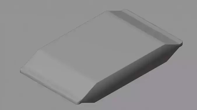 Lucky Strawberry Cookie Low-poly 3D model 6