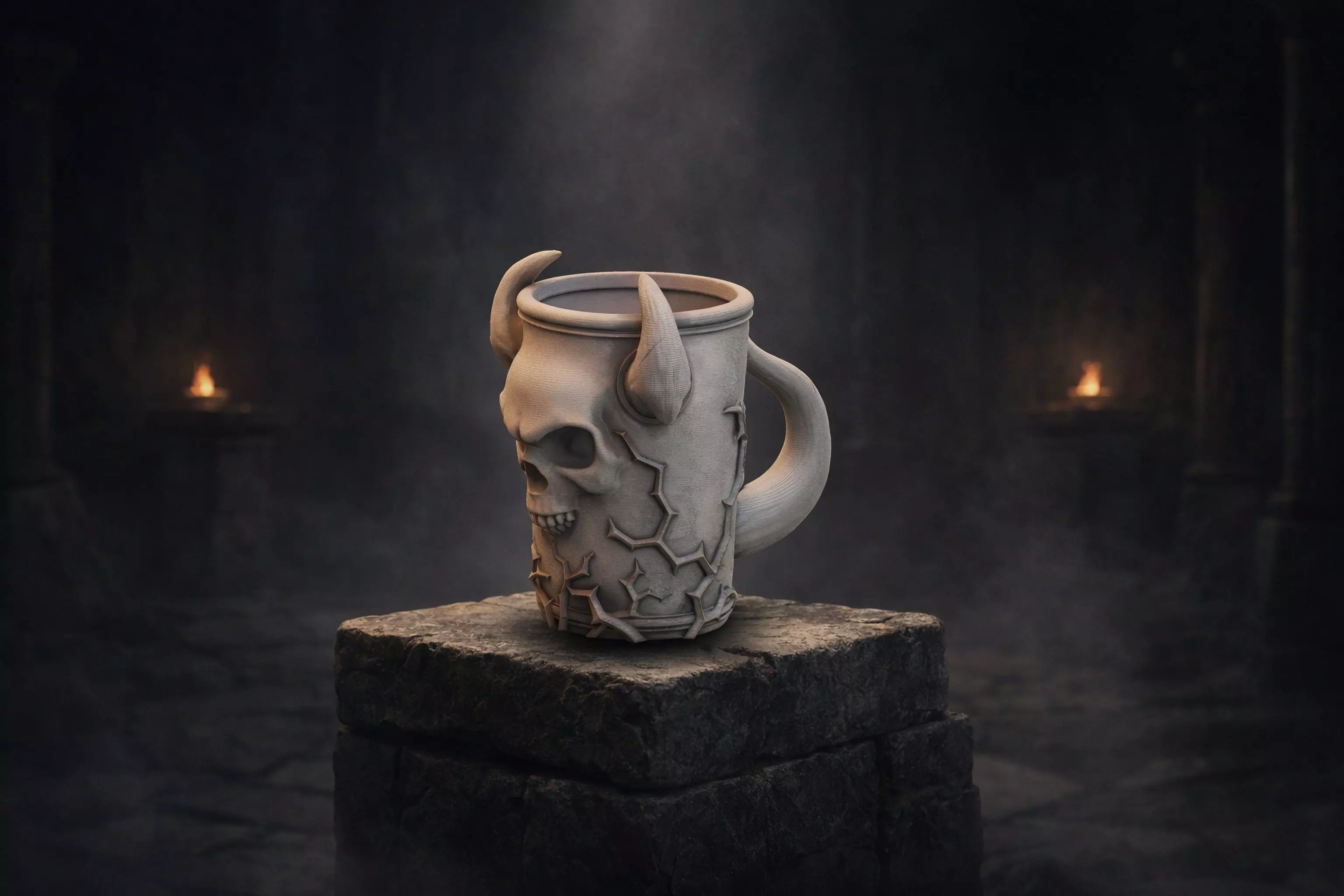 Skull Mug 3D print model