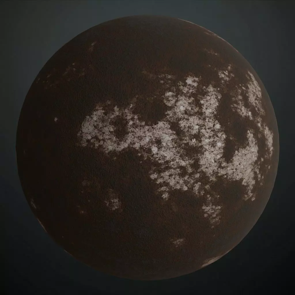 Dark Heavy Rusted Metal PBR Seamless Texture