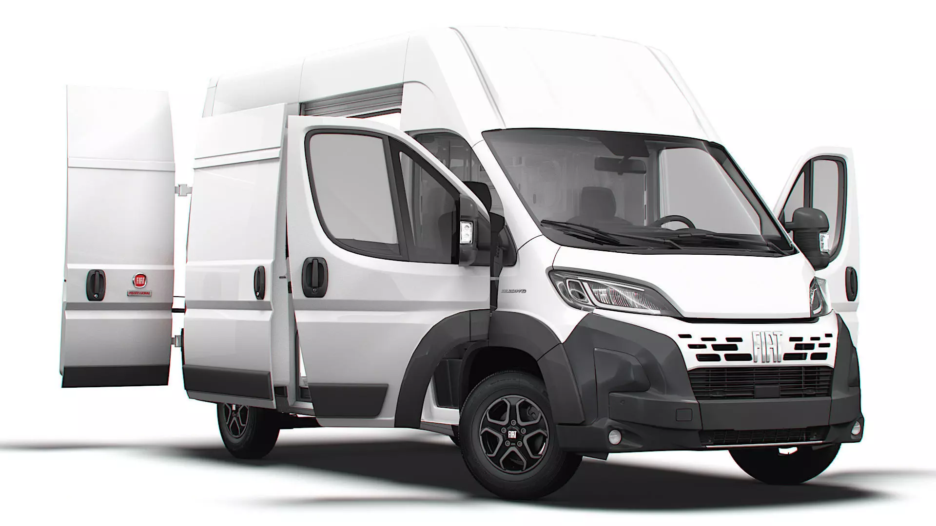 Fiat Ducato Van L2H3 HQ Interior 2025 3D model