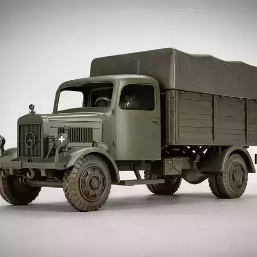 1940s Military Truck Vintage Army Transport Utility Vehicle