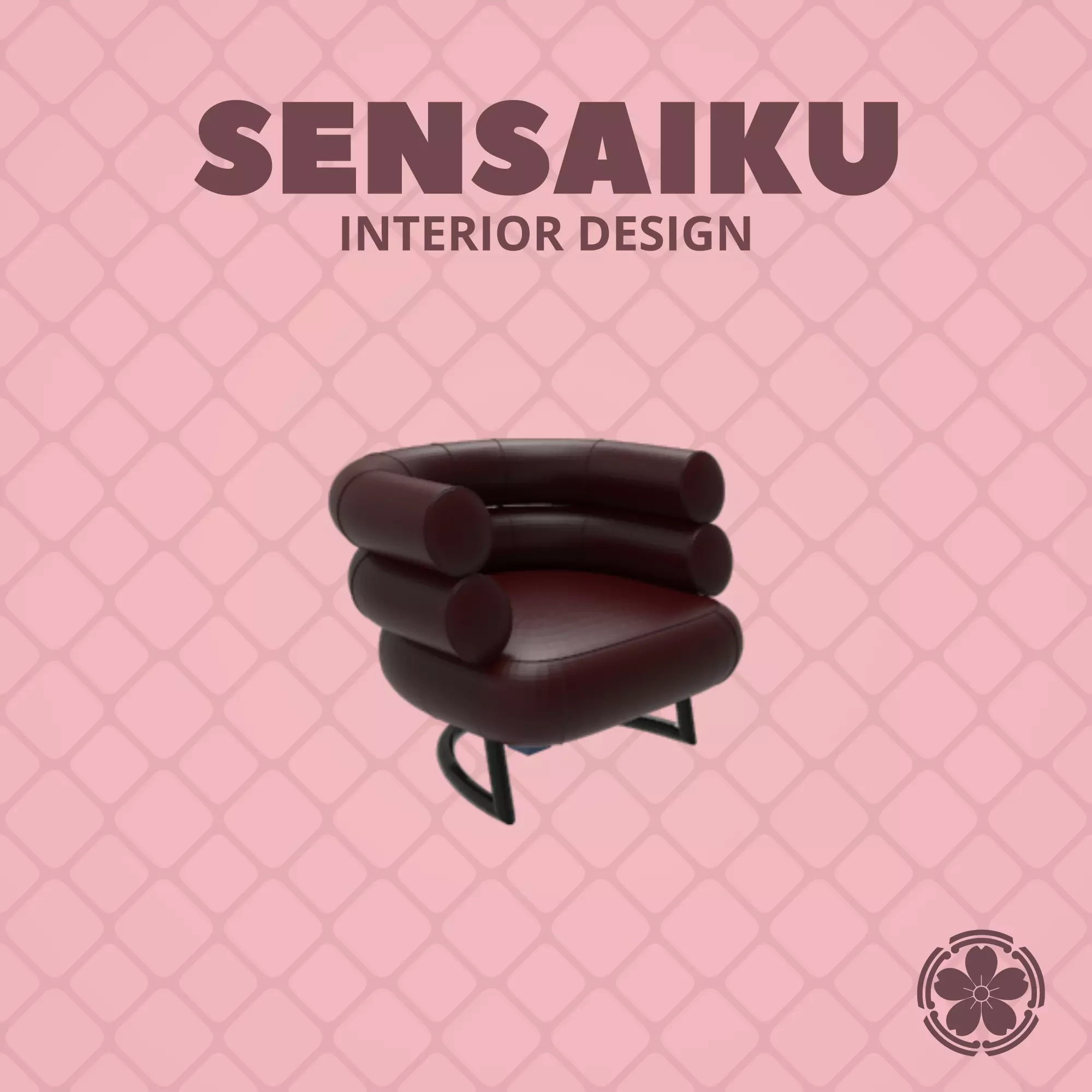 Eileen Gray 249 Bibendum Chair for Dollhouse - 3D Print 3D print model