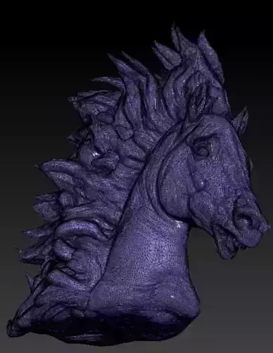 Horse statue 3D print model