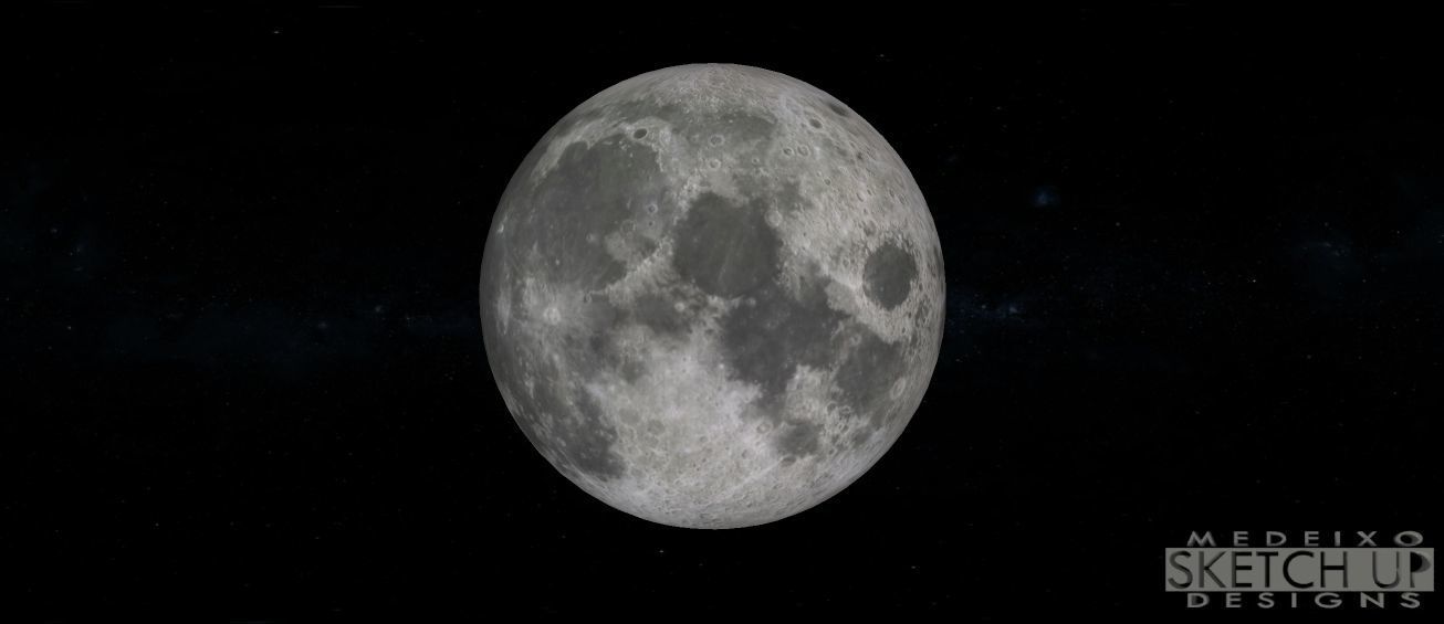 solar system Low-poly 3D model_4