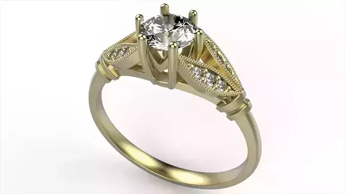 Edwardian Style Engagement Ring