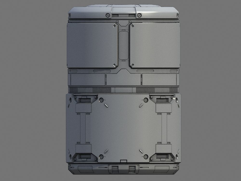 Sci-Fi Containers 3D model_13