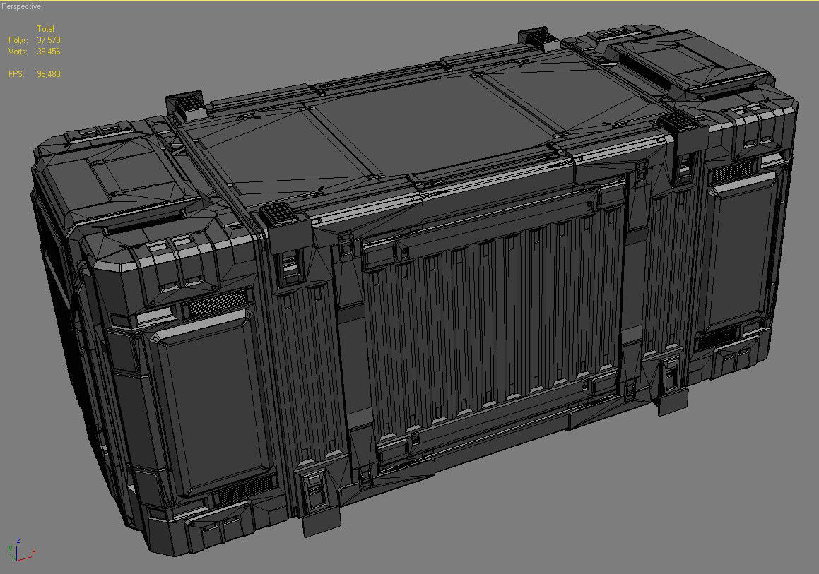 Sci-Fi Containers 3D model_20
