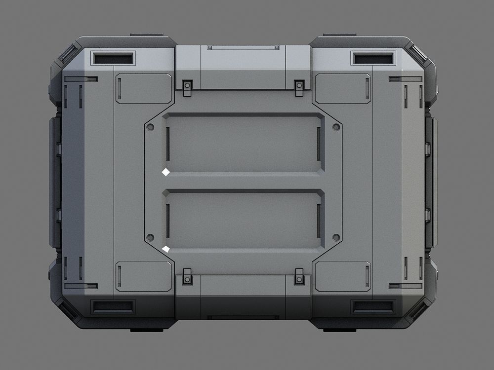 Sci-Fi Containers 3D model_8