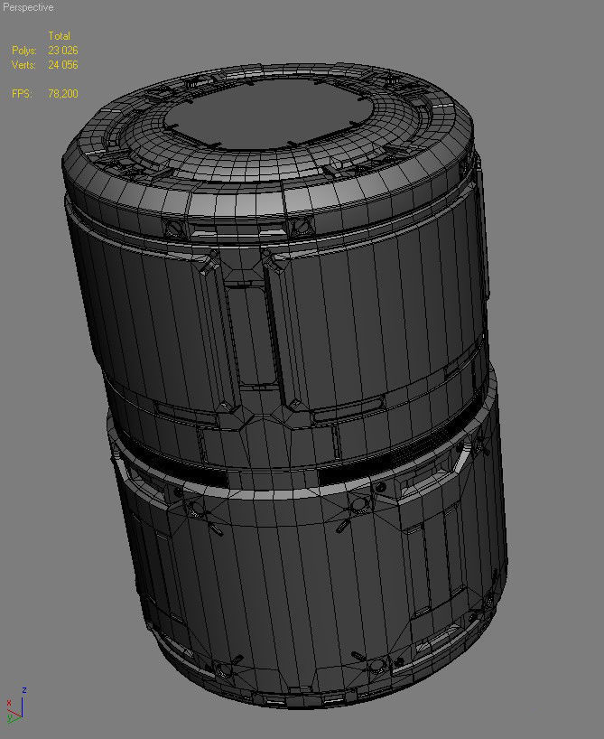 Sci-Fi Containers 3D model_15