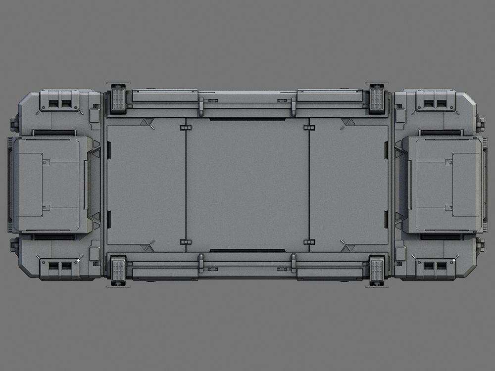 Sci-Fi Containers 3D model_19