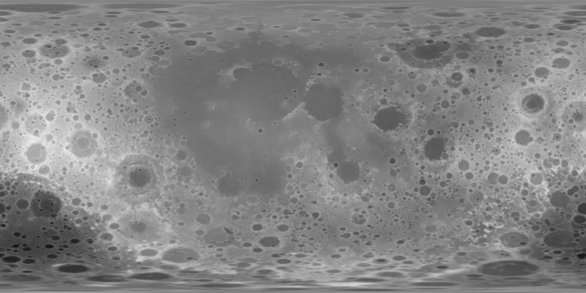 92k Moon Displacement Map 3D model_0