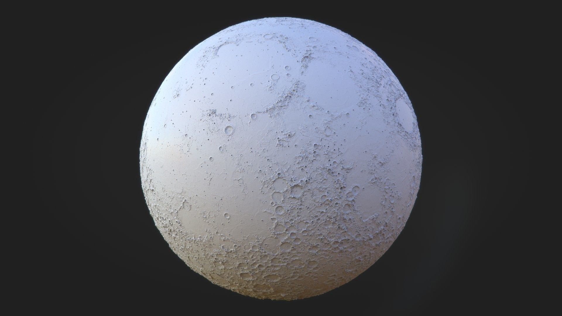 92k Moon Displacement Map 3D model_1