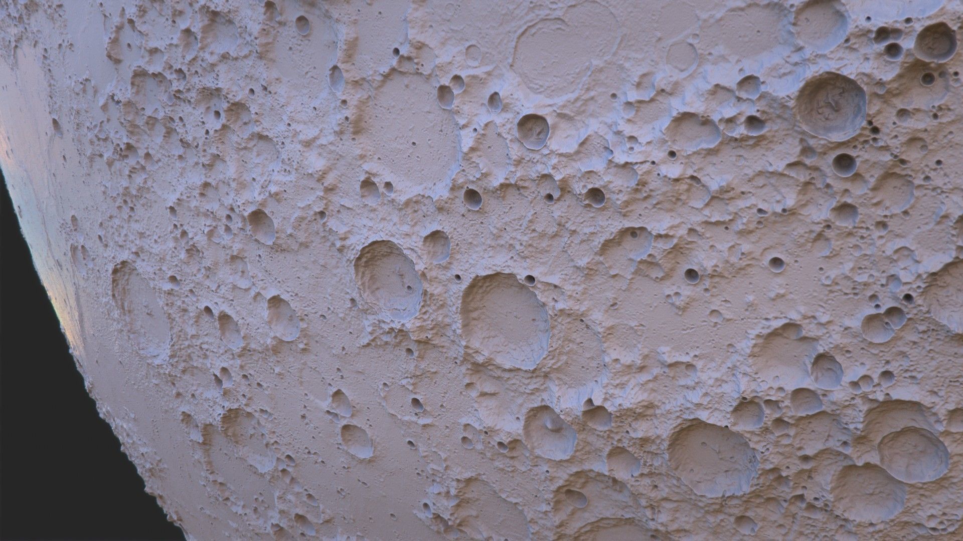 92k Moon Displacement Map 3D model_4