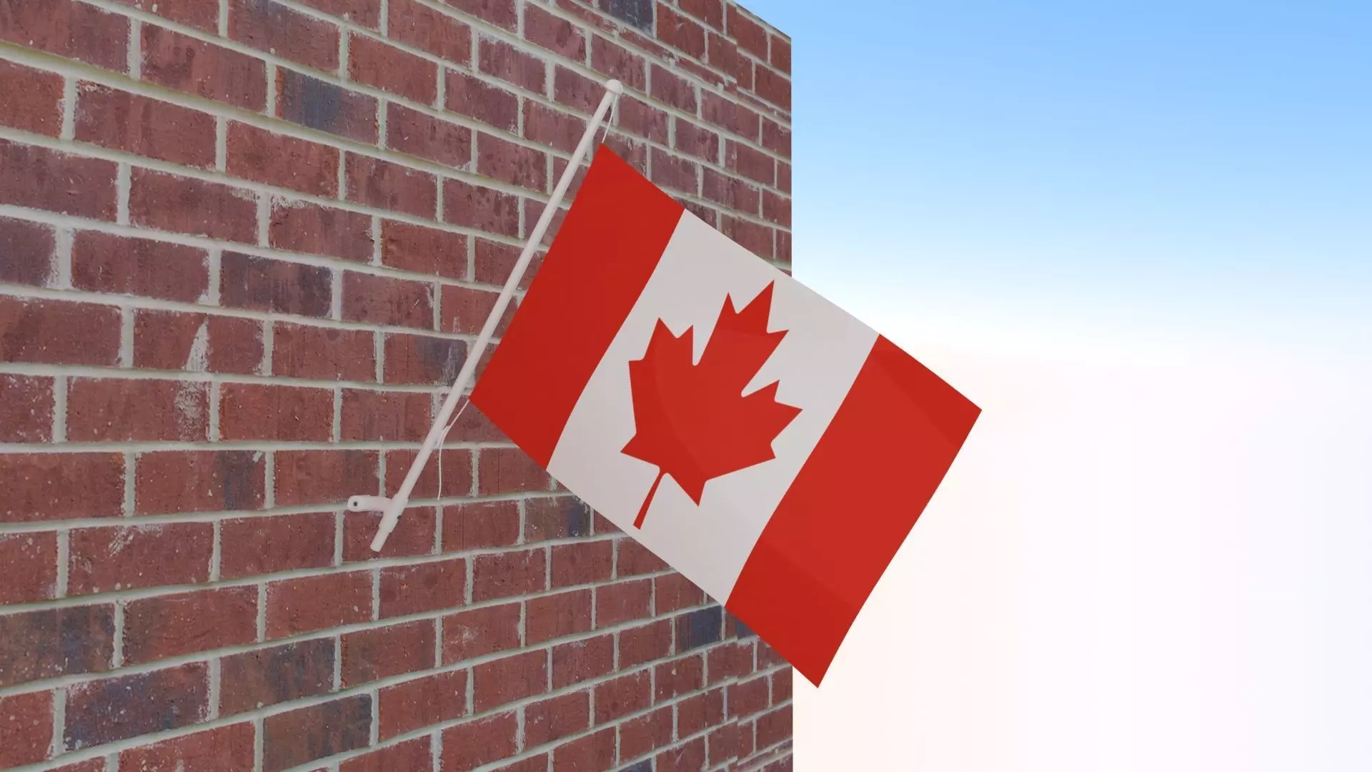 Flaf of Canada 3D model