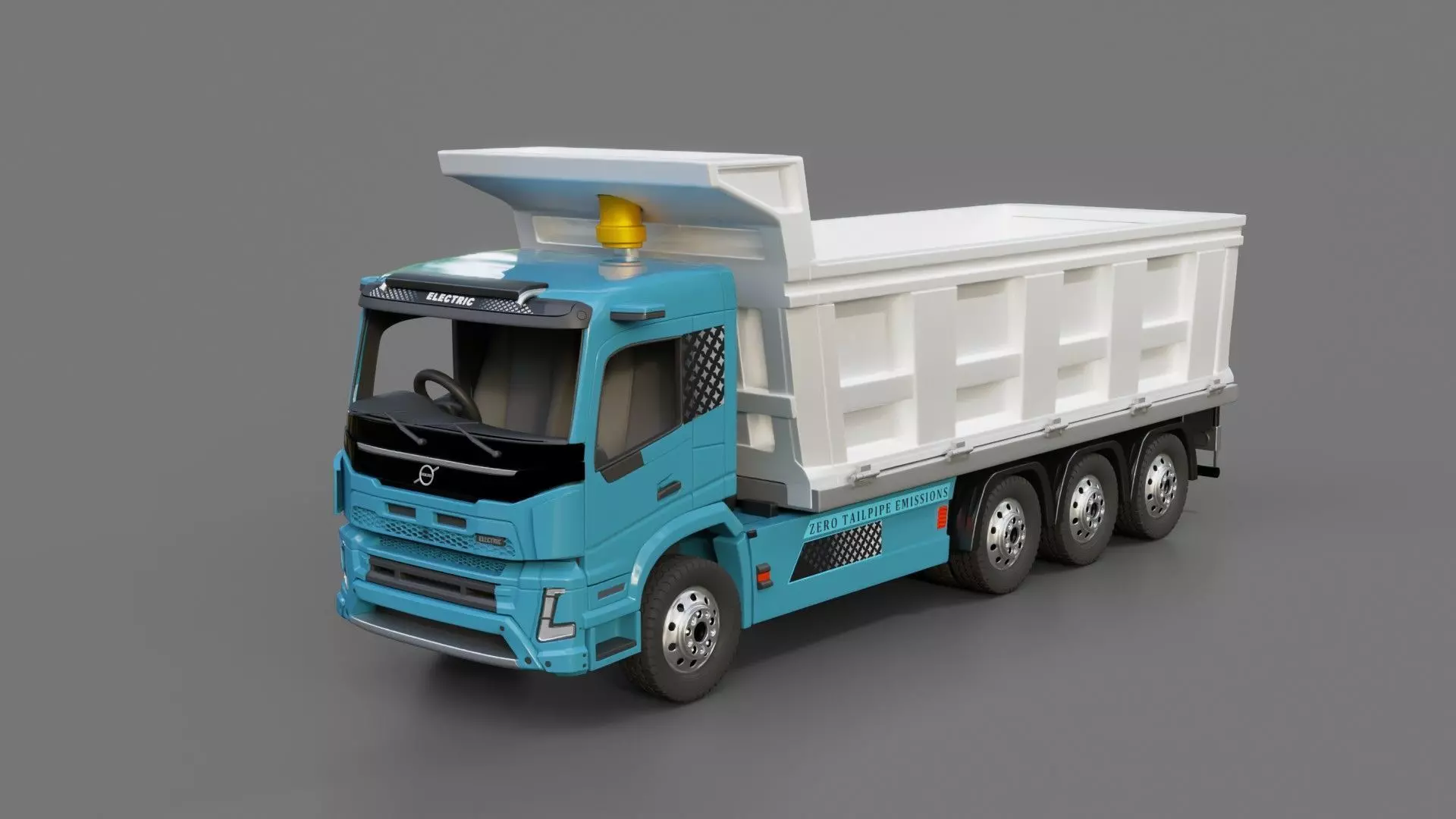 Volvo Electric FMX Dump Truck 3D model