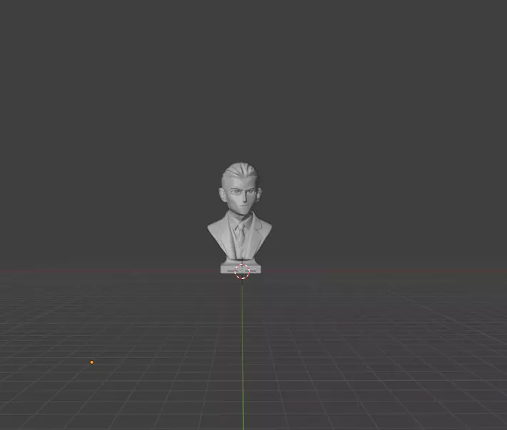 Franz Kafka Anime Stylized Bust 3D print model