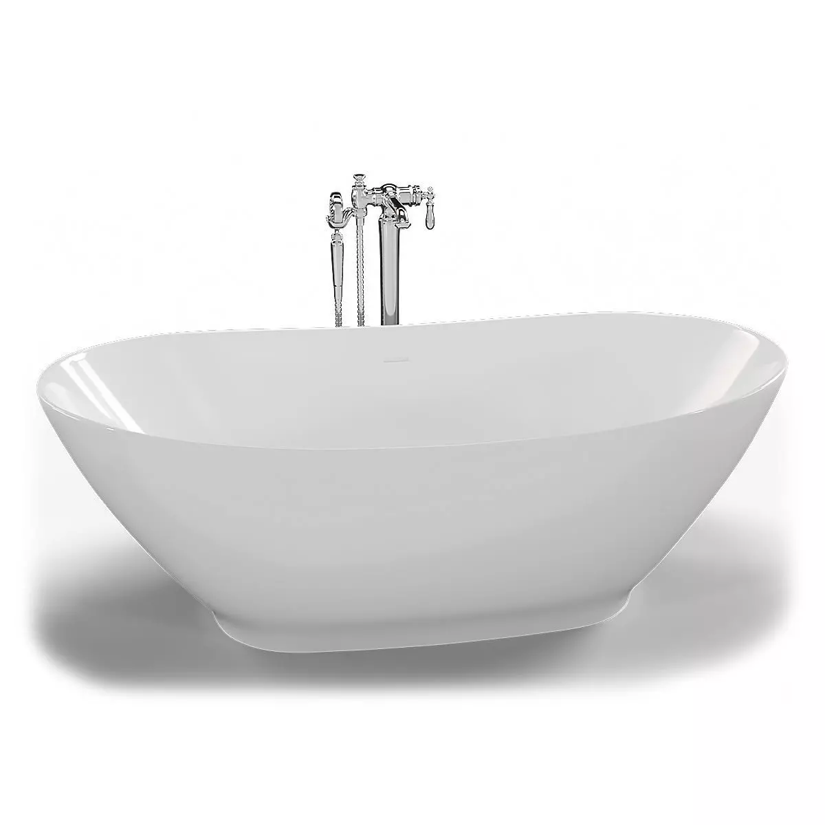 Artifacts Bath Mixer With Elise 230 Air Tub 3D model