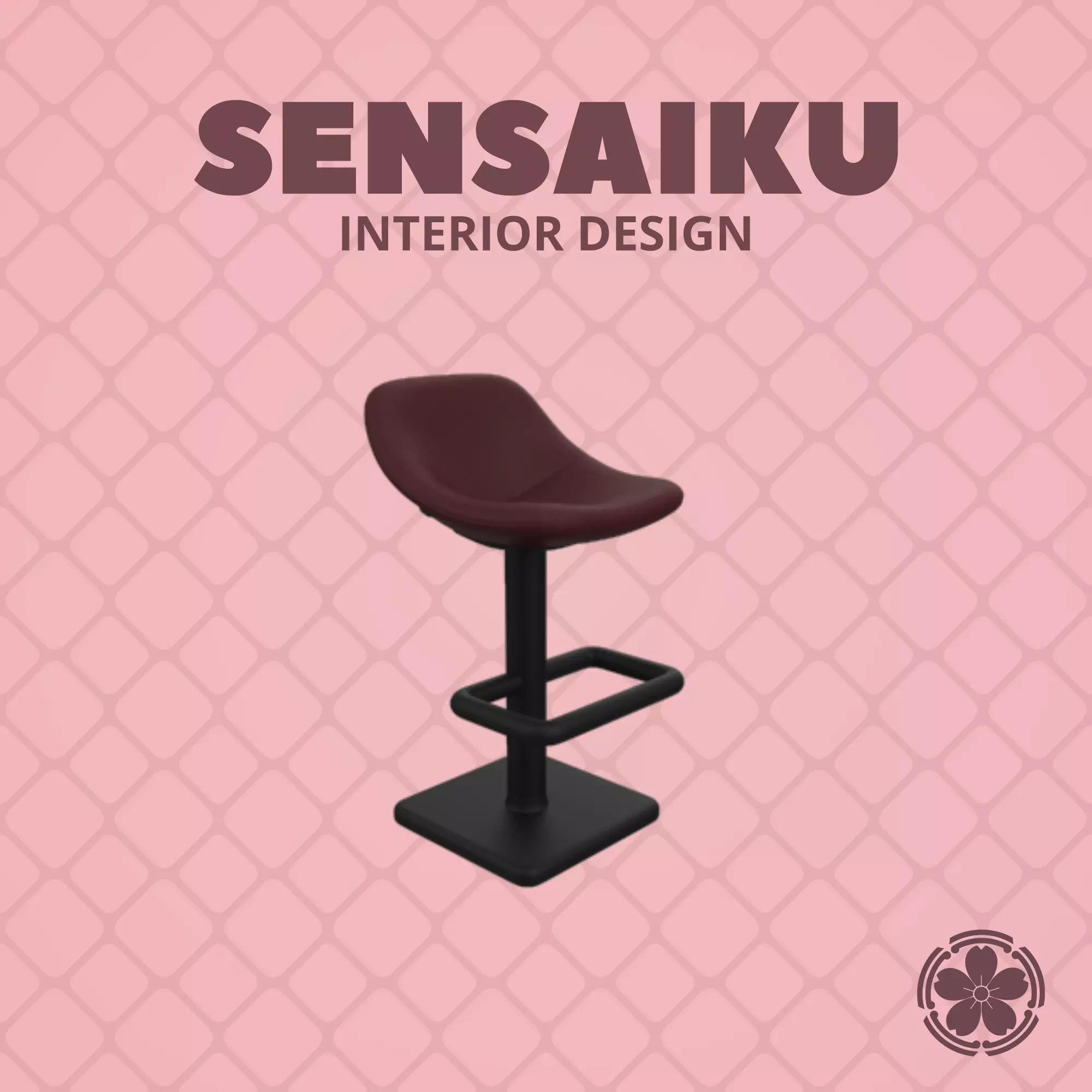 392 Noti Mishell Barstools V2 for Miniature Dollhouse - 3D Print 3D print model
