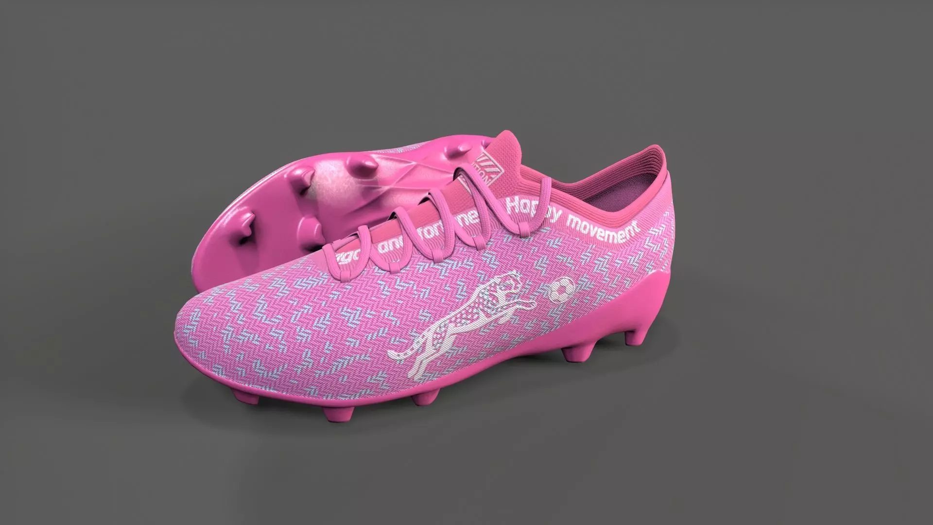 football Shoes Low-poly 3D model