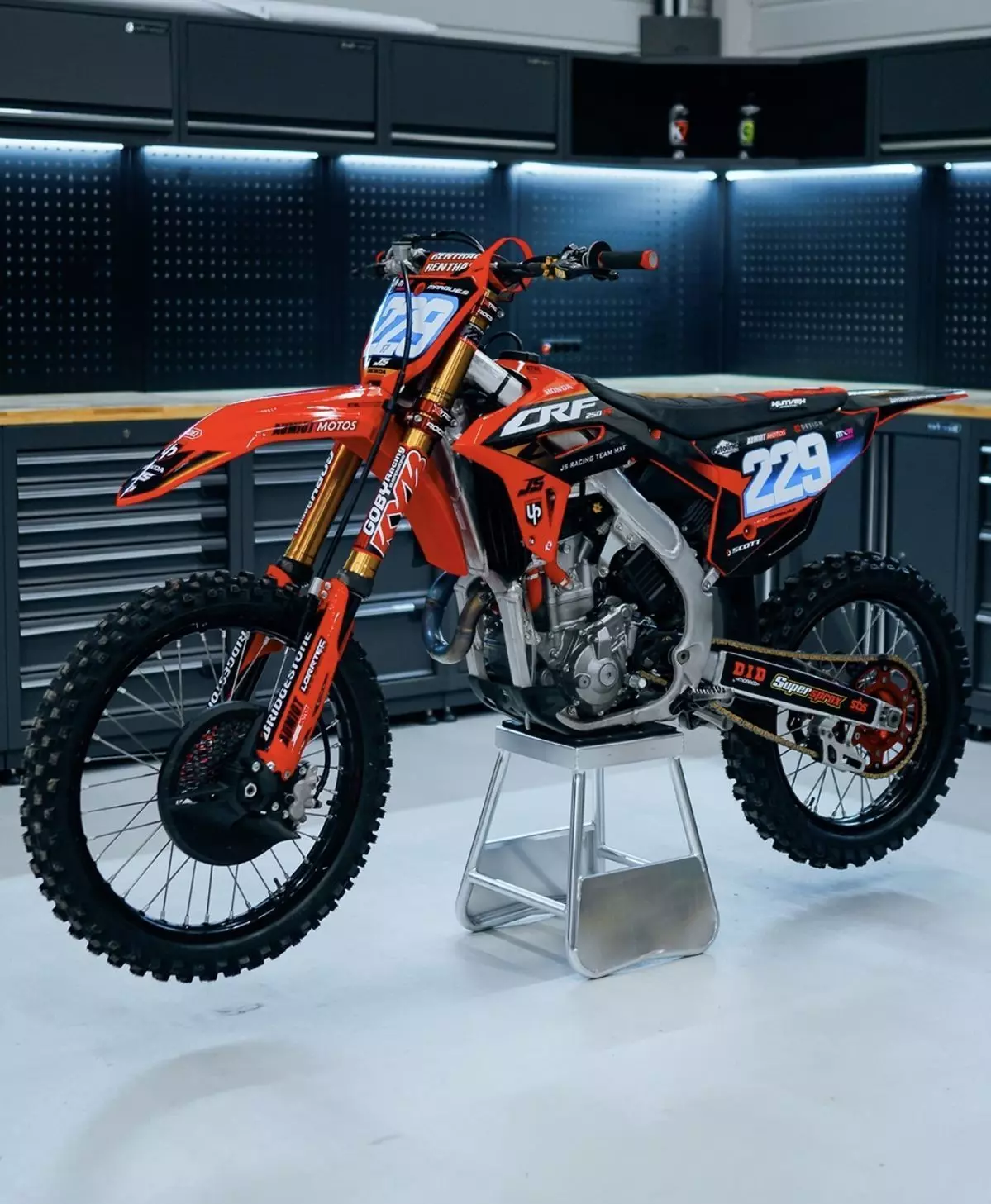 Honda CRF250R Scale Dirt Bike 3D Model 3D print model