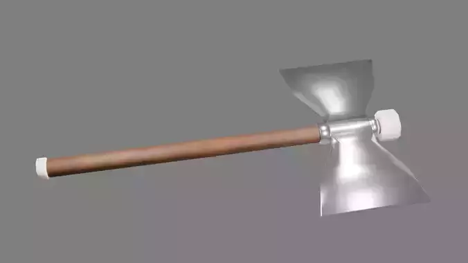 Stylized Battle Axe Game Asset