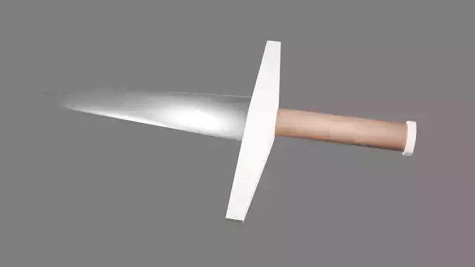 Stylized Fantasy Dagger Low Poly