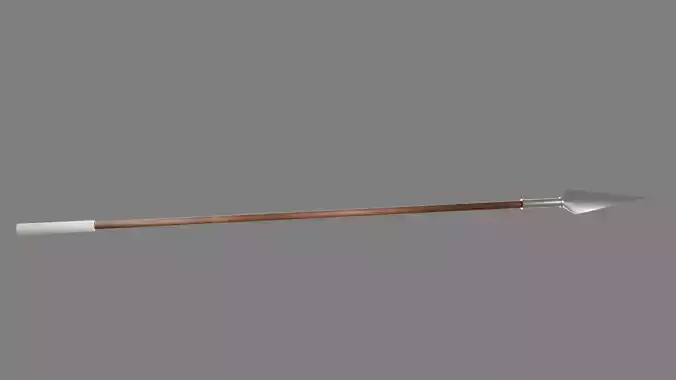 Stylized Basic Spear Low Poly