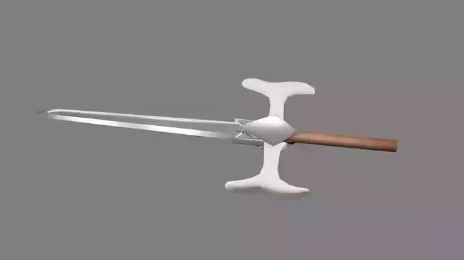Stylized Basic Sword Game Ready