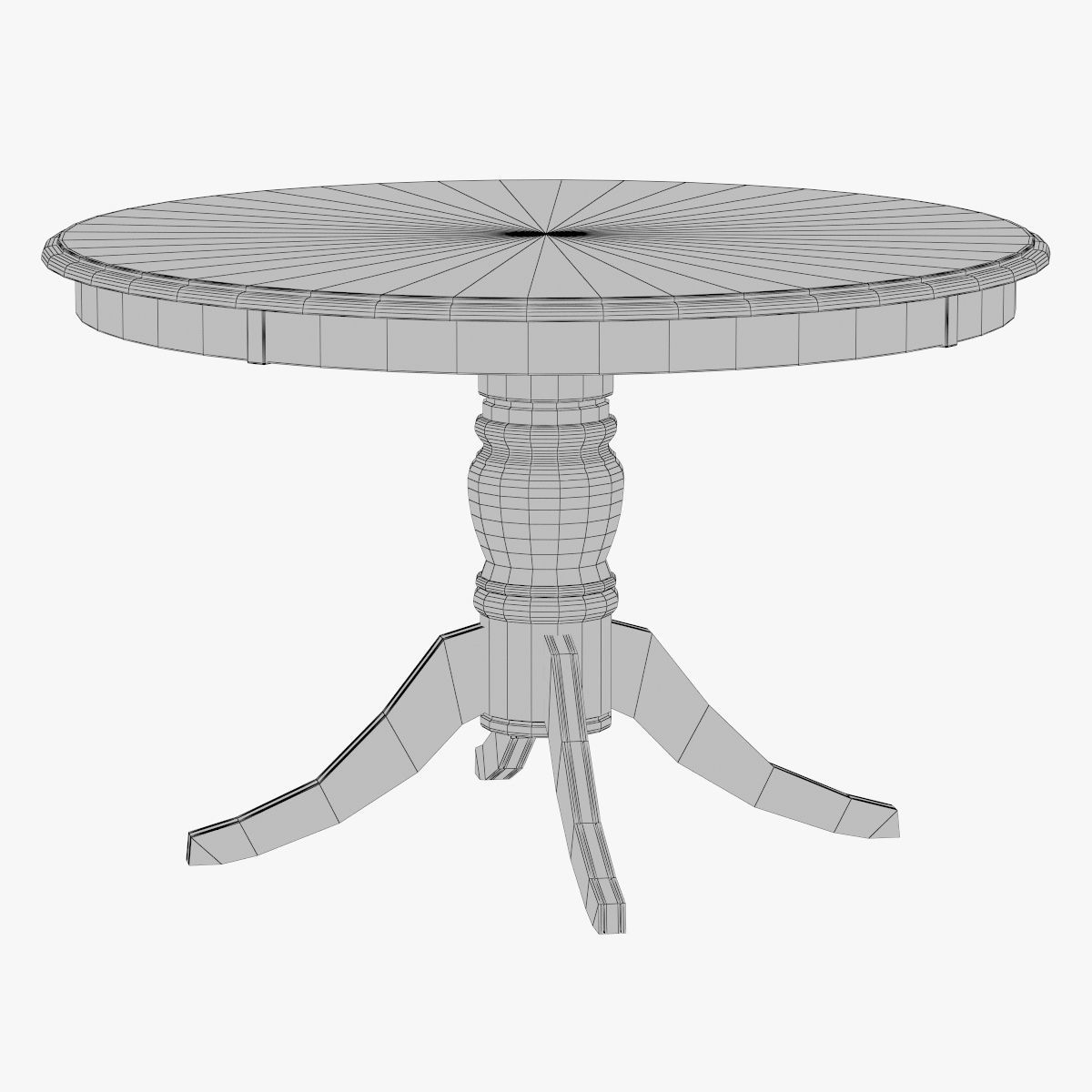 KMDS3019 Austin Dining Table 3D model_9