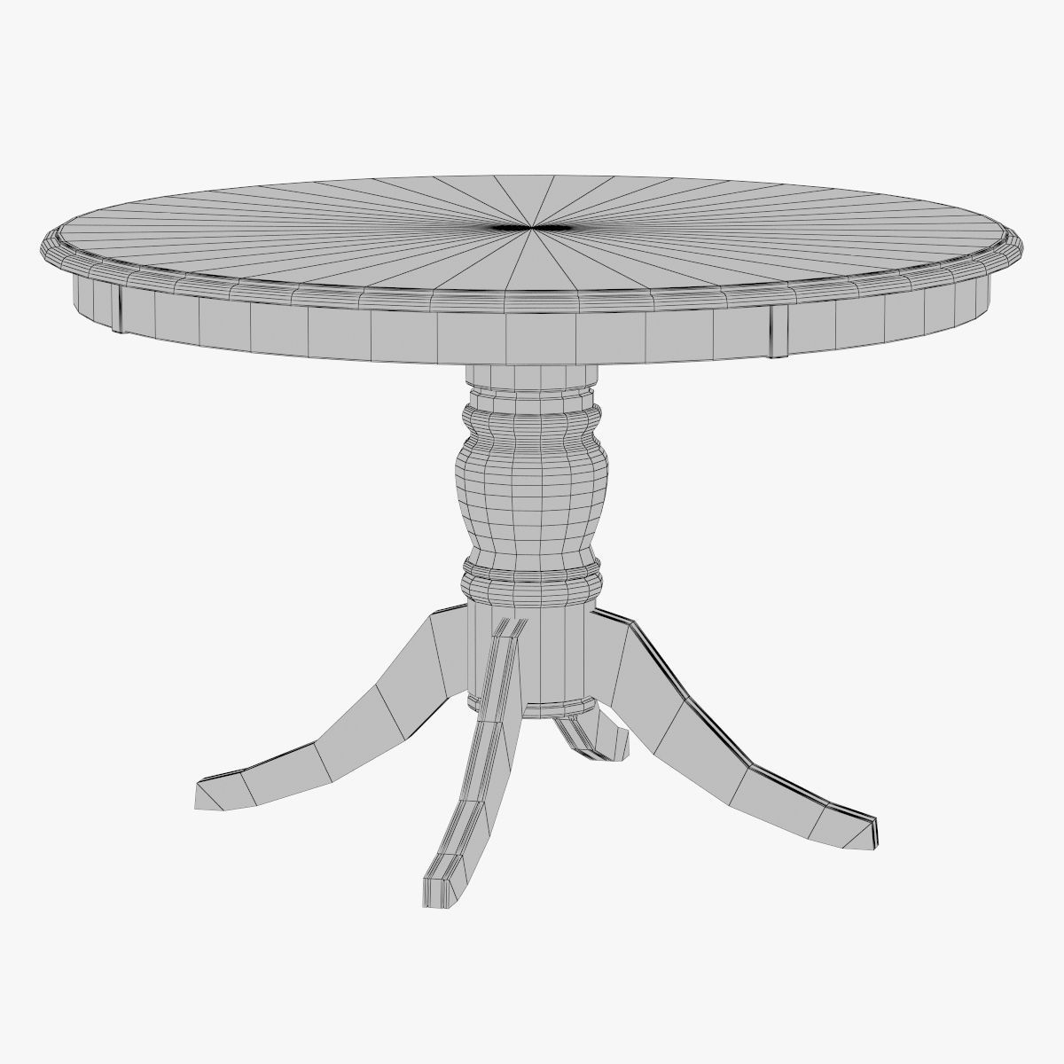 KMDS3019 Austin Dining Table 3D model_7
