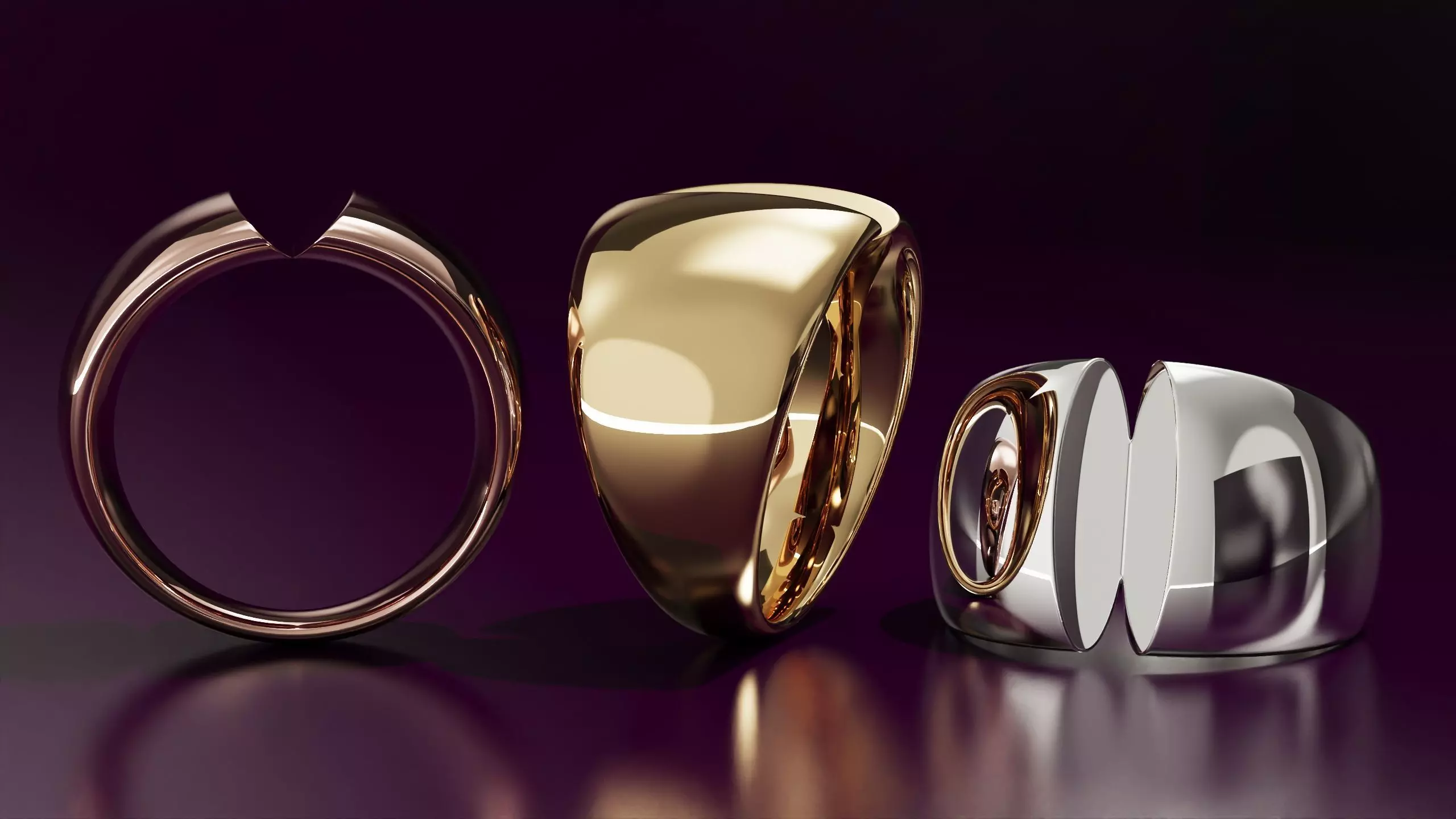 Bypass ring N29 54EU SIZE 3D print model