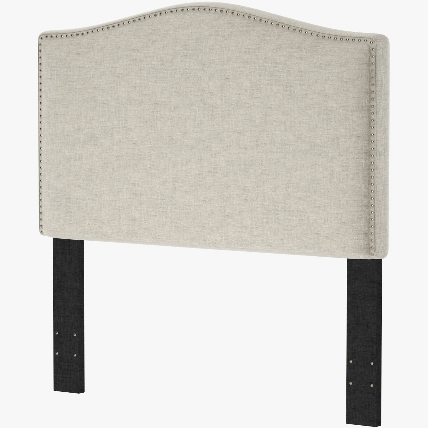 ML1827 Selma Nailhead Upholstered Headboard 3D model_4