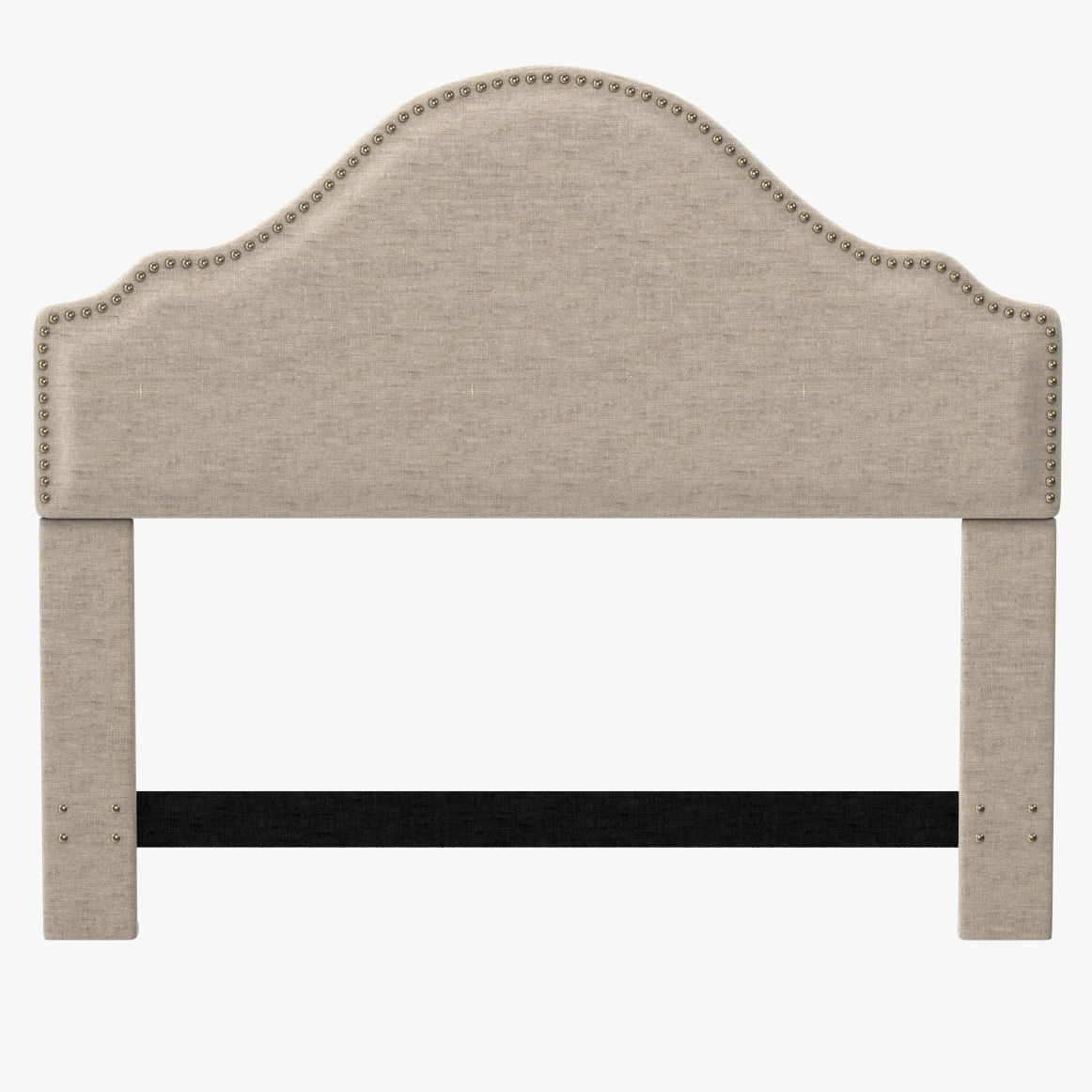 THRE2099 Clara Upholstered Headboard 3D model_1