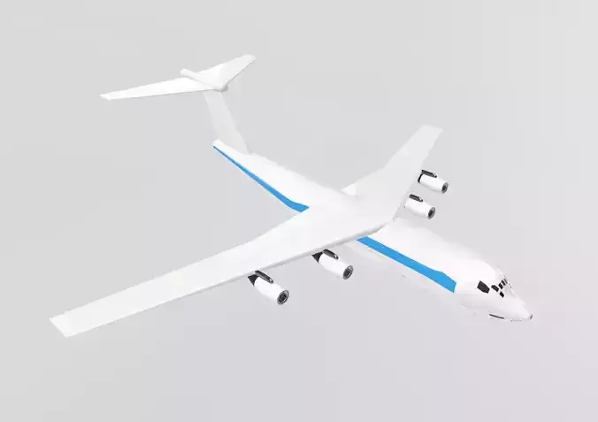 Fictional Heavy Cargo Aircraft Il-76 Inspired series