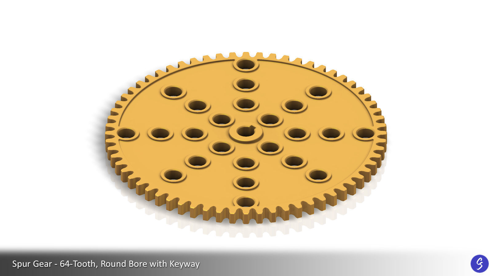 Spur Gear Collection 01 3D print model_16