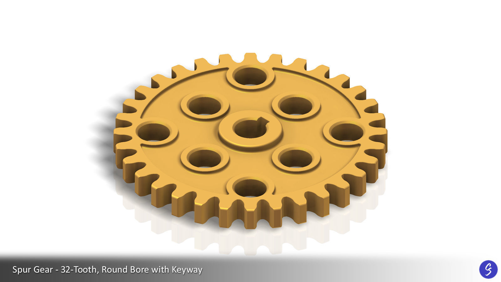 Spur Gear Collection 01 3D print model_12