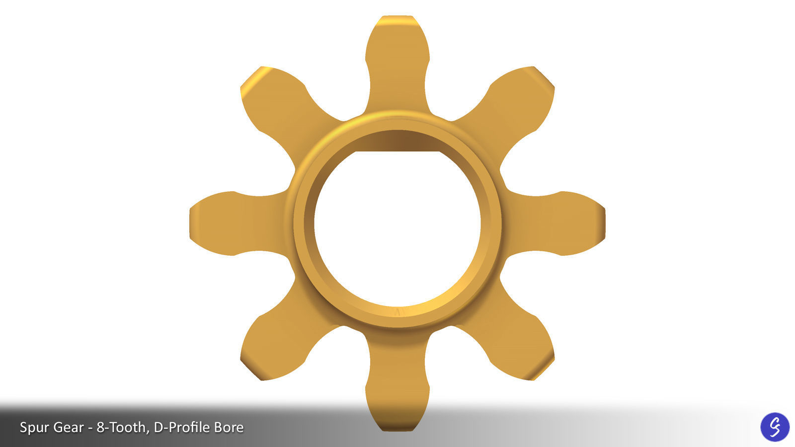 Spur Gear Collection 01 3D print model_5